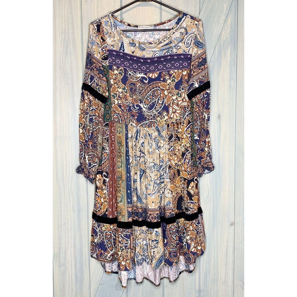 Privilege Italy – Boho Victorian Pleated Dress